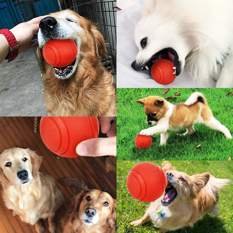 Tough Rubber Dog Ball