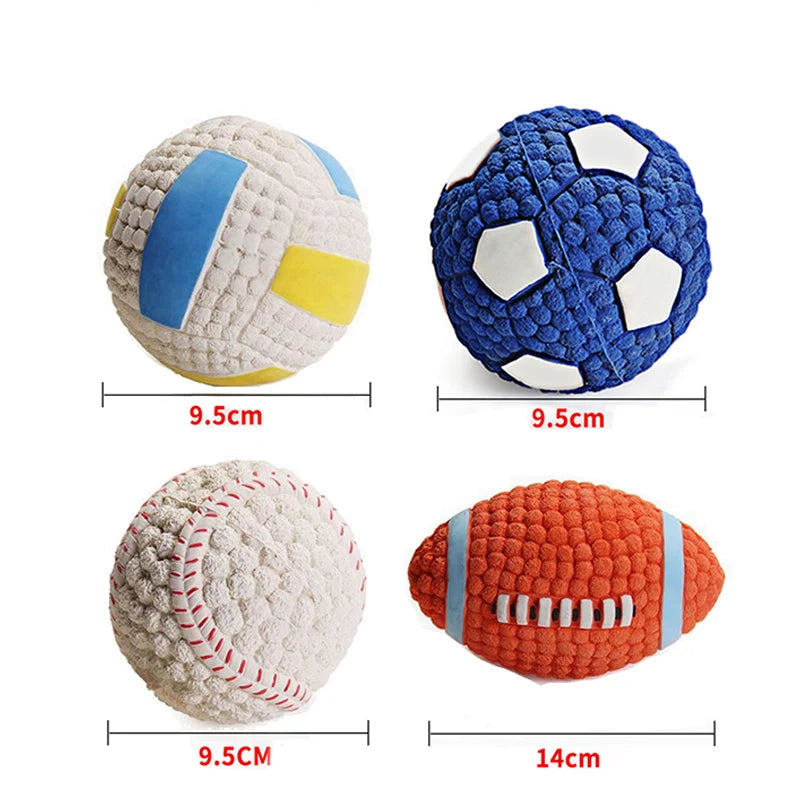 Interactive Squeaky Dog Ball