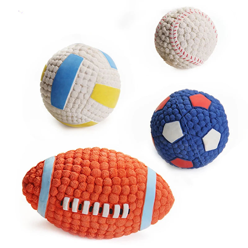 Interactive Squeaky Dog Ball