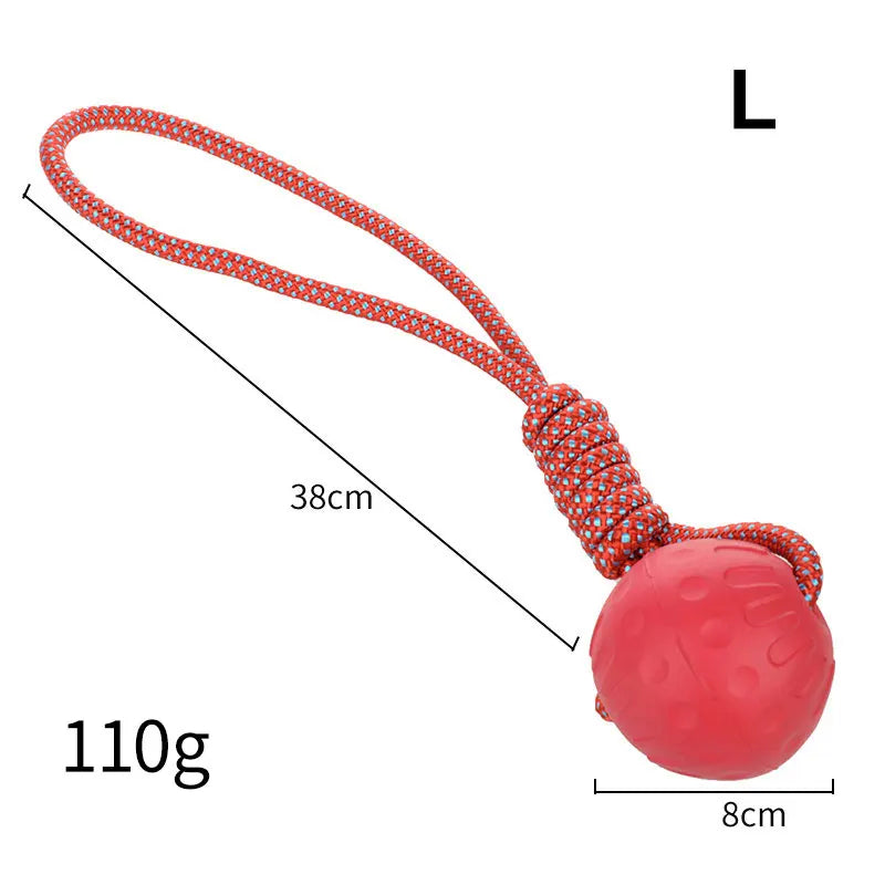 Tough Rubber Dog Ball
