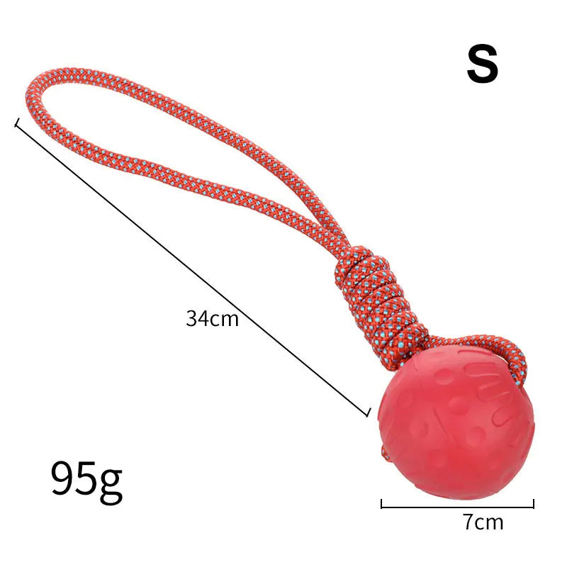 Tough Rubber Dog Ball