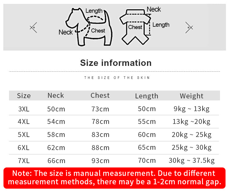 Ultra-Warm Large Dog Jacket