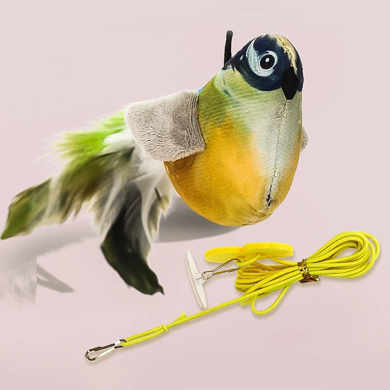 Interactive Feather Cat Toy