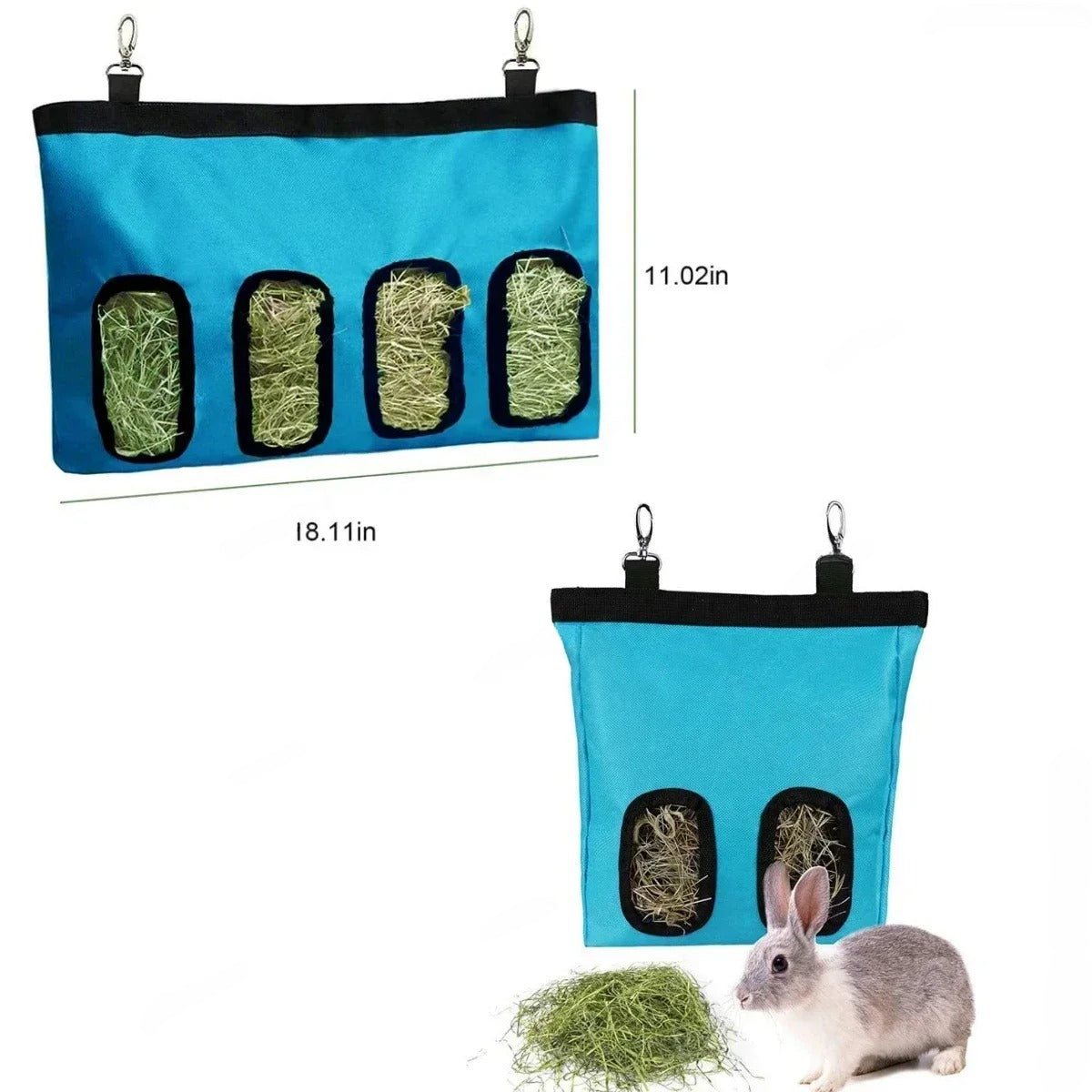 Mess-Free Hay Feeder Bag