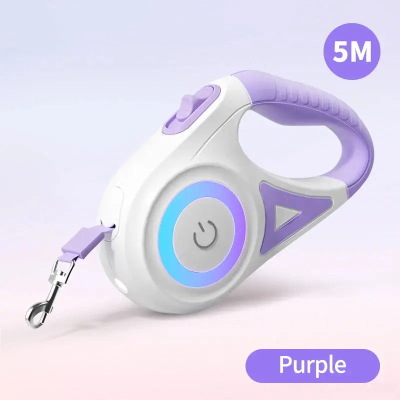 LED Retractable Dog Leash
