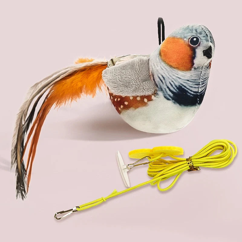 Interactive Feather Cat Toy