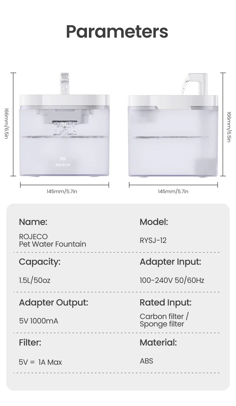 Smart Automatic Pet Fountain