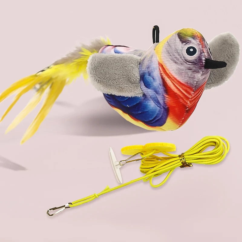 Interactive Feather Cat Toy
