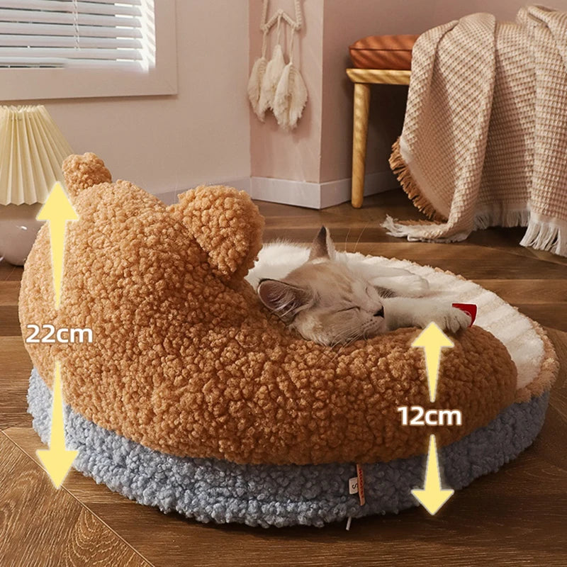 Adorable Bear-Shaped Pet Bed