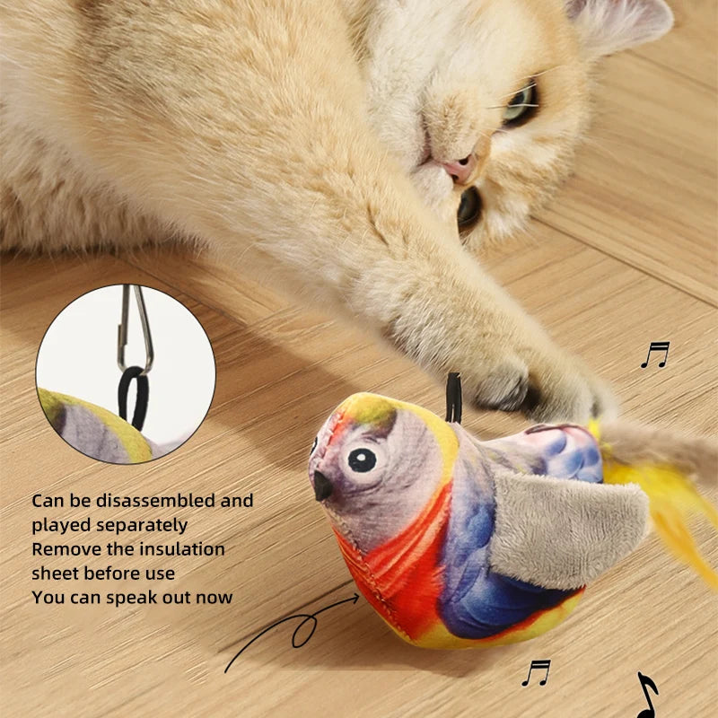 Interactive Feather Cat Toy