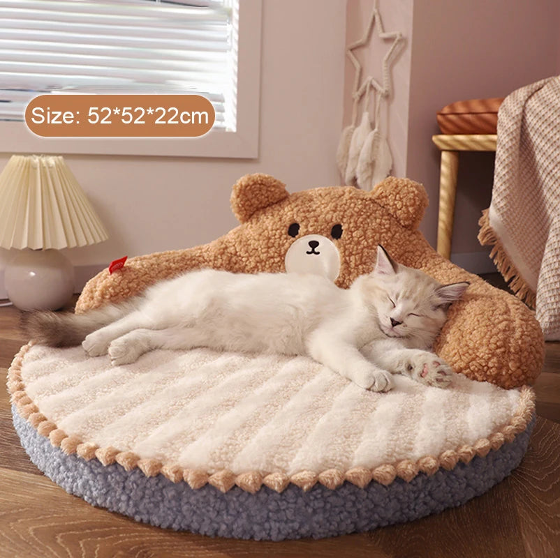 Adorable Bear-Shaped Pet Bed