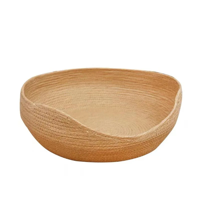 Handwoven Bamboo Pet Bed