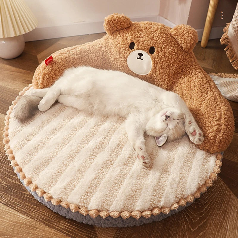 Adorable Bear-Shaped Pet Bed