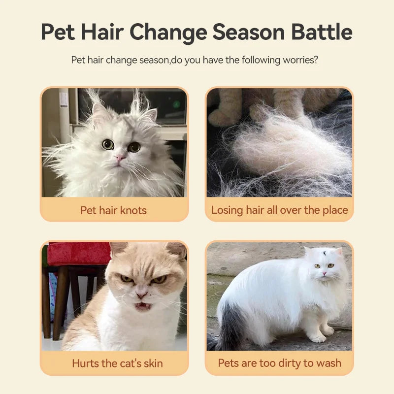 Pet Steam Comb Grooming Brush
