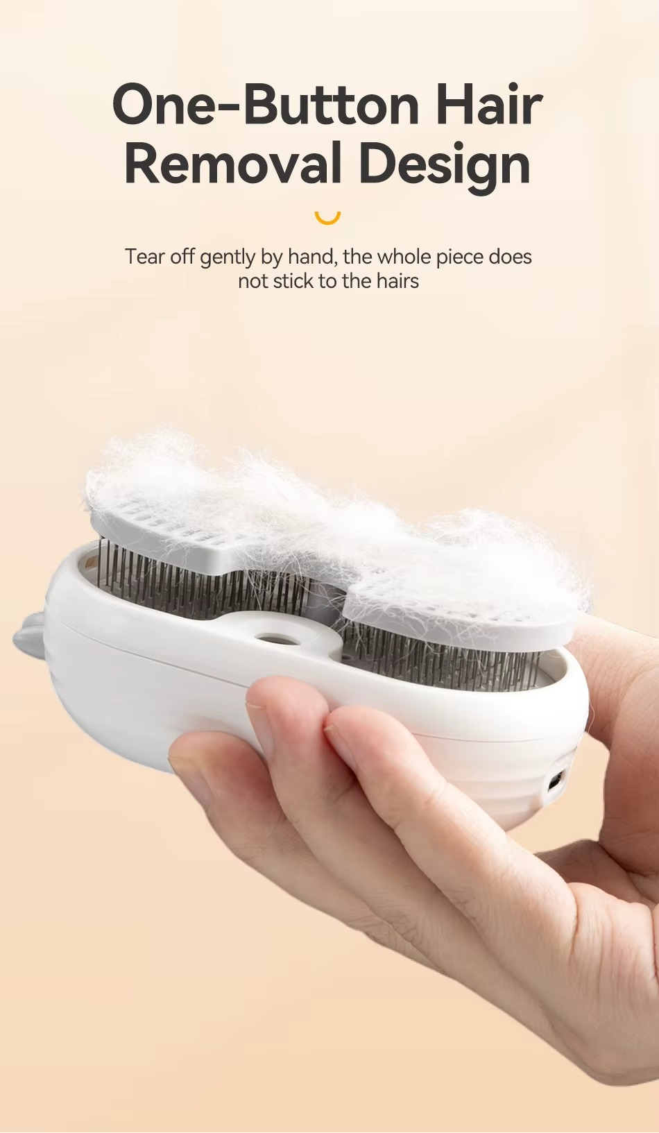 Pet Steam Comb Grooming Brush