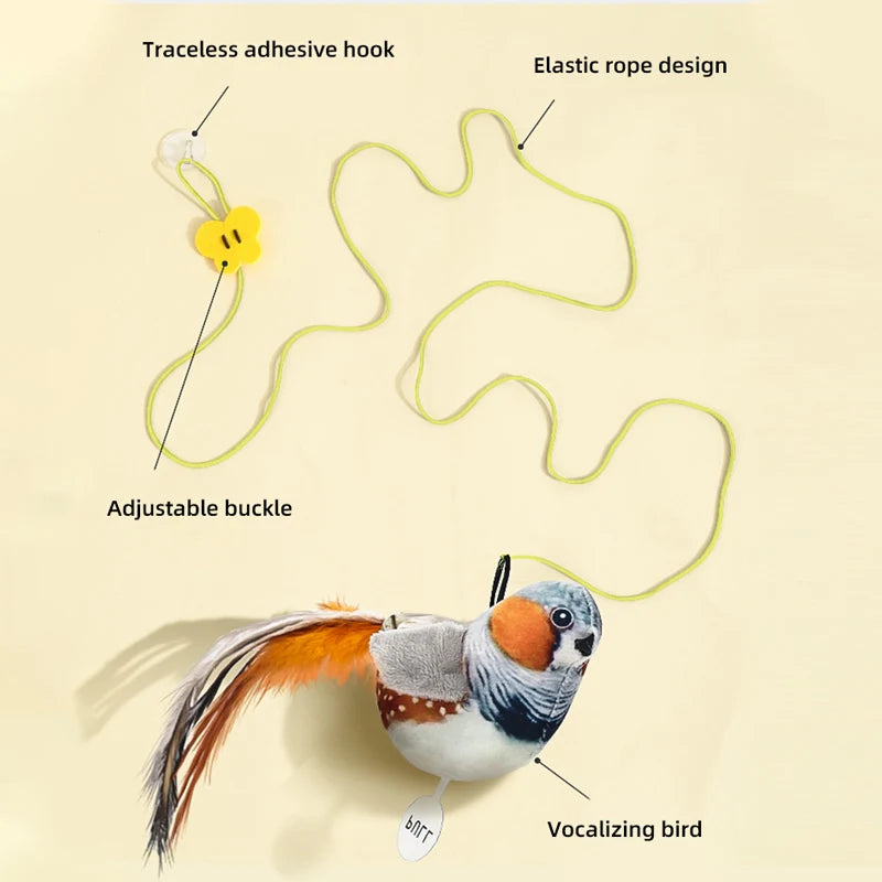 Interactive Feather Cat Toy