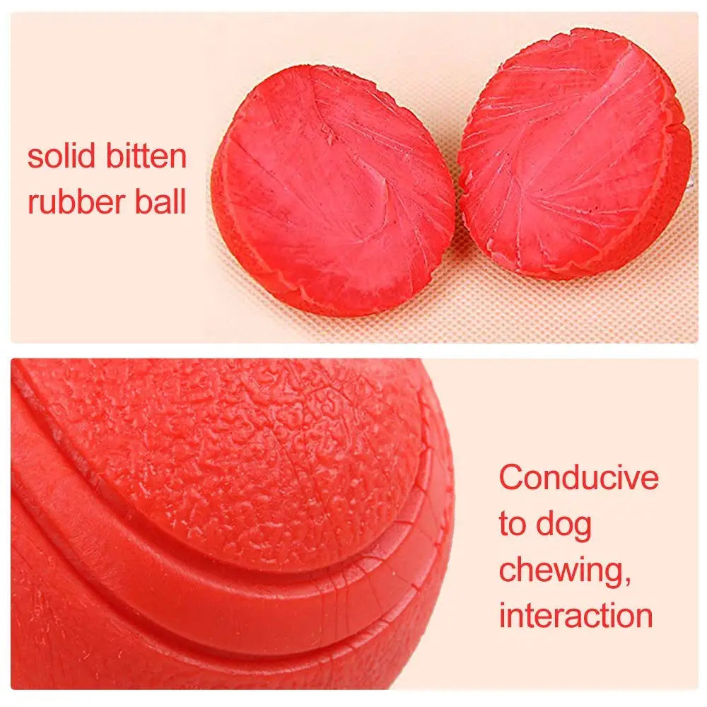 Tough Rubber Dog Ball