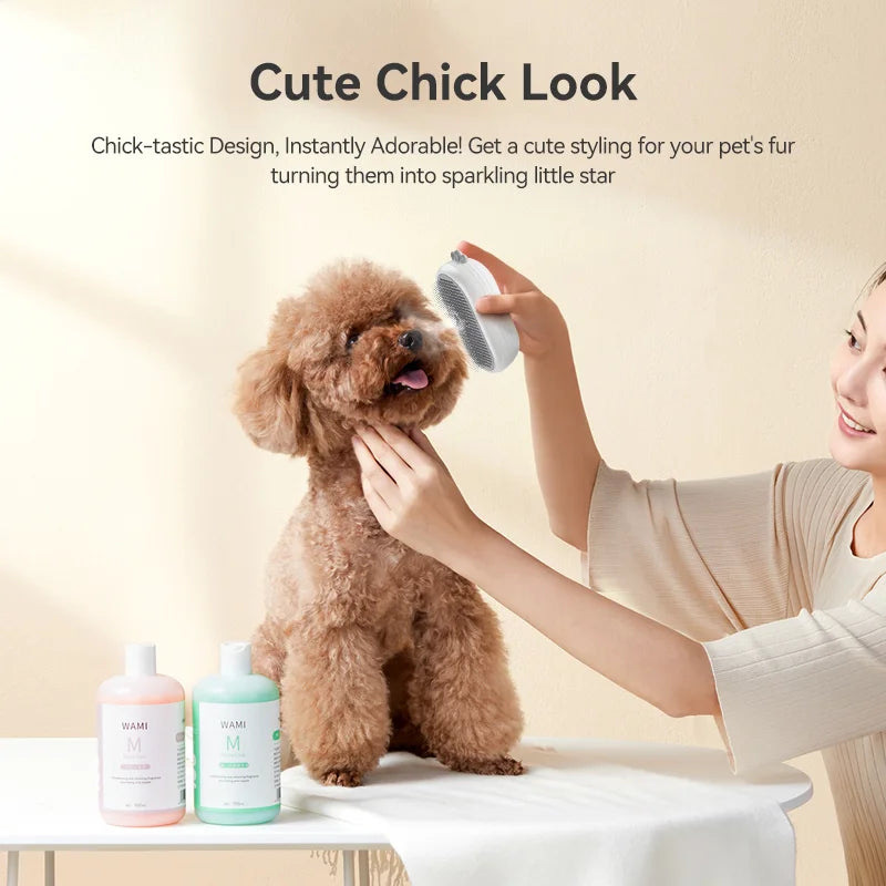 Pet Steam Comb Grooming Brush