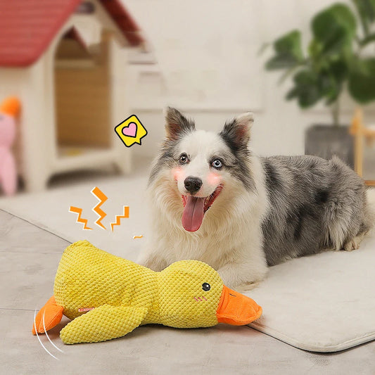 Plush Squeaky Duck Toy