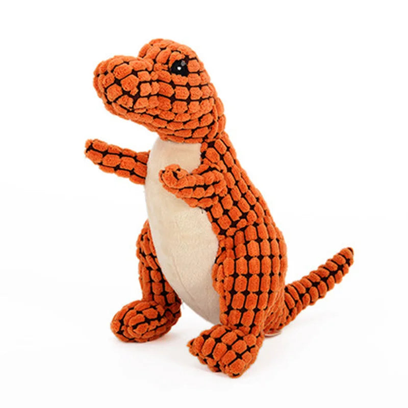 Indestructible Plush Dinosaur Toy