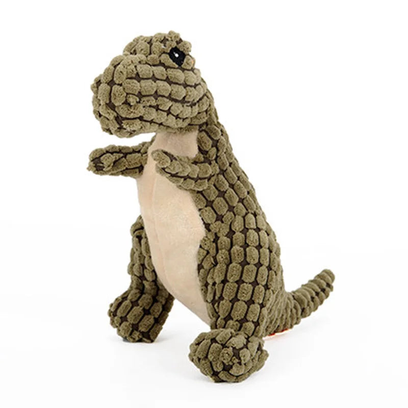 Indestructible Plush Dinosaur Toy