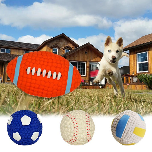 Interactive Squeaky Dog Ball