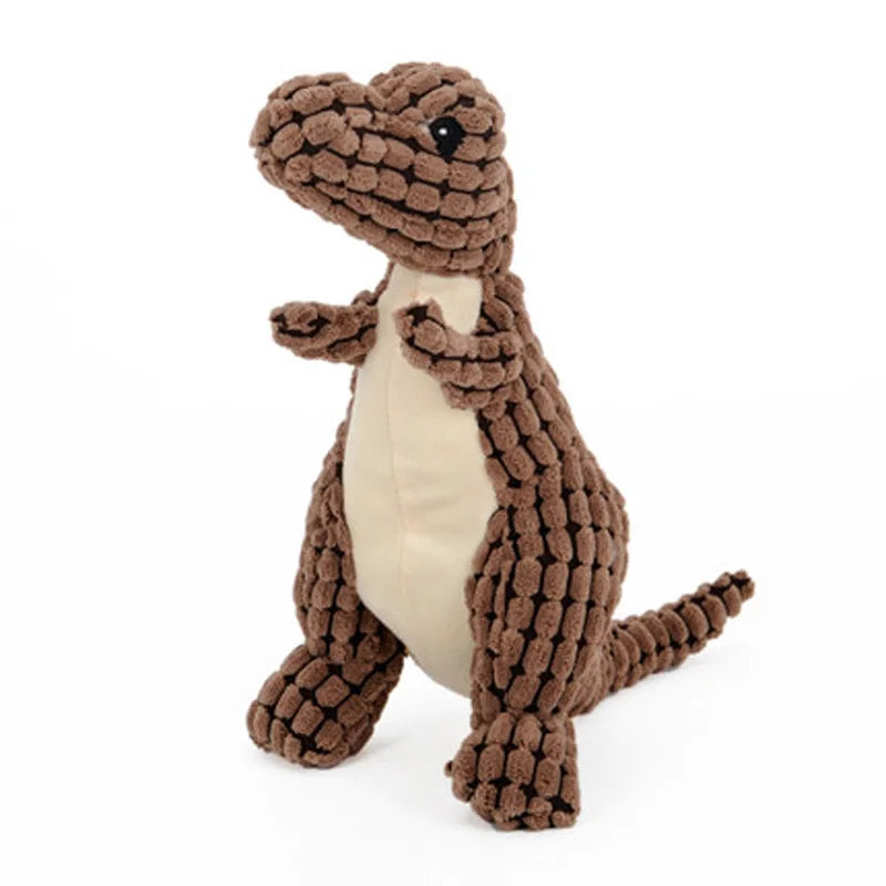 Indestructible Plush Dinosaur Toy